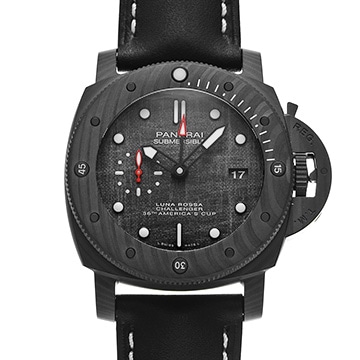 パネライ サブマーシブル ルナ・ロッサ PAM01039 ダークグレー メンズ 時計 【中古】【wristwatch】