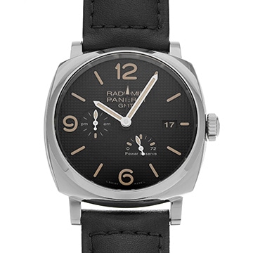 パネライ ラジオミール 1940 3デイズ GMT パワーリザーブ PAM00628 ブラック メンズ 時計 【中古】【wristwatch】