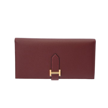 エルメス ベアン スフレ ルージュアッシュ ヴォー・マダム ユニセックス 財布 【未使用】【purse】