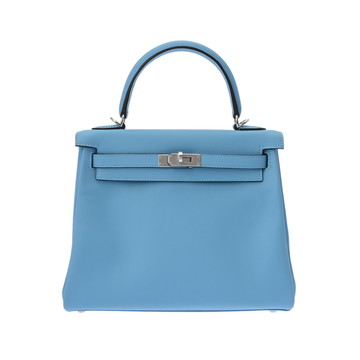 エルメス ケリー 25 内縫い セレステ ヴォースイフト レディース バッグ 【未使用】【bag】