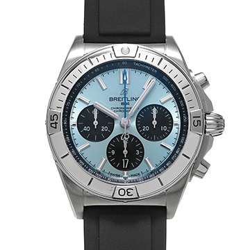 ブライトリング クロノマット B01 42 PB0134101C1S1 アイスブルー/ブラック メンズ 時計 【中古】【wristwatch】