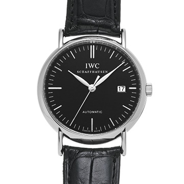 IWC ポートフィノ オートマティック IW356305 ブラック メンズ 時計 【中古】【wristwatch】