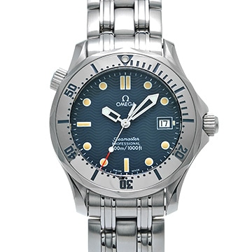 オメガ シーマスター 300 ミッドサイズ 2562.80 ブルー ユニセックス 時計 【中古】【wristwatch】