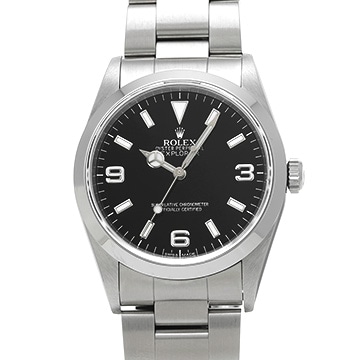 ロレックス エクスプローラー 14270 ブラック メンズ 時計 【中古】【wristwatch】