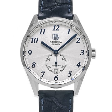タグ ホイヤー カレラ ヘリテージ キャリバー6 WAS2111.FC6293 シルバー メンズ 時計 【中古】【wristwatch】