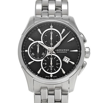 ハミルトン ジャズマスター オート クロノ H32596131 ブラック メンズ 時計 【中古】【wristwatch】