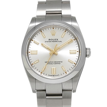ロレックス オイスターパーペチュアル 36 126000 シルバー メンズ 時計 【中古】【wristwatch】