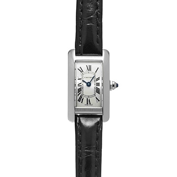 カルティエ タンク アメリカン ミニ WSTA0032 シルバー レディース 時計 【中古】【wristwatch】