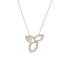 ハリー ウィンストン リリークラスター ネックレス ゴールド K18イエローゴールド YG レディース ジュエリー 【中古】【jewelry】
