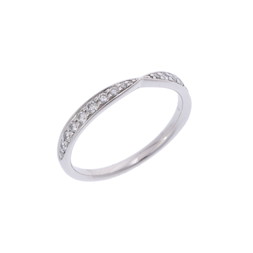 ティファニー ハーモニー ハーフエタニティ リング シルバー Pt950プラチナ レディース ジュエリー 【中古】【jewelry】