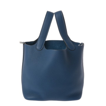 エルメス ピコタンロック PM  ディープブルー トリヨンモーリス レディース バッグ 【中古】【bag】