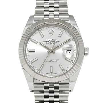 ロレックス デイトジャスト 41 126334 シルバー メンズ 時計 【中古】【wristwatch】