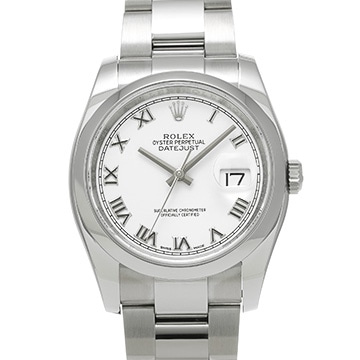 ロレックス デイトジャスト 116200 ホワイト メンズ 時計 【中古】【wristwatch】