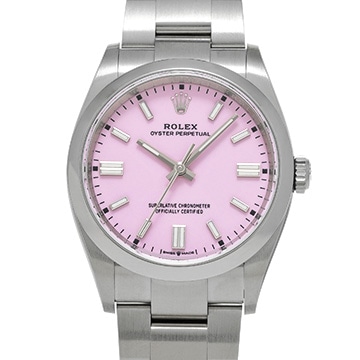 ロレックス オイスターパーペチュアル 36 126000 キャンディピンク メンズ 時計 【中古】【wristwatch】