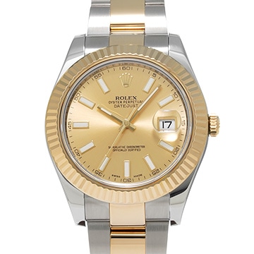 ロレックス デイトジャストII 116333 シャンパン メンズ 時計 【中古】【wristwatch】