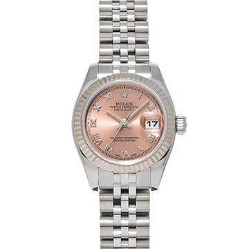 ロレックス デイトジャスト 179174 ピンク レディース 時計 【中古】【wristwatch】