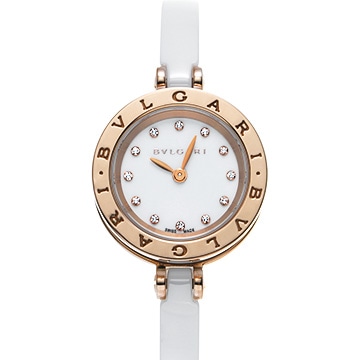 ブルガリ ビーゼロワン BZP23SG ホワイト/ダイヤモンド レディース 時計 【中古】【wristwatch】