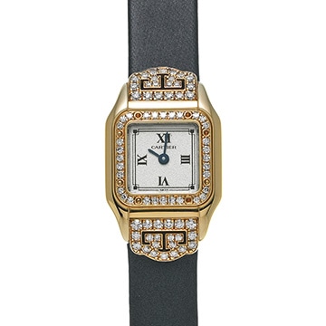 カルティエ パンテール ミニ 2360 シルバー レディース 時計 【中古】【wristwatch】