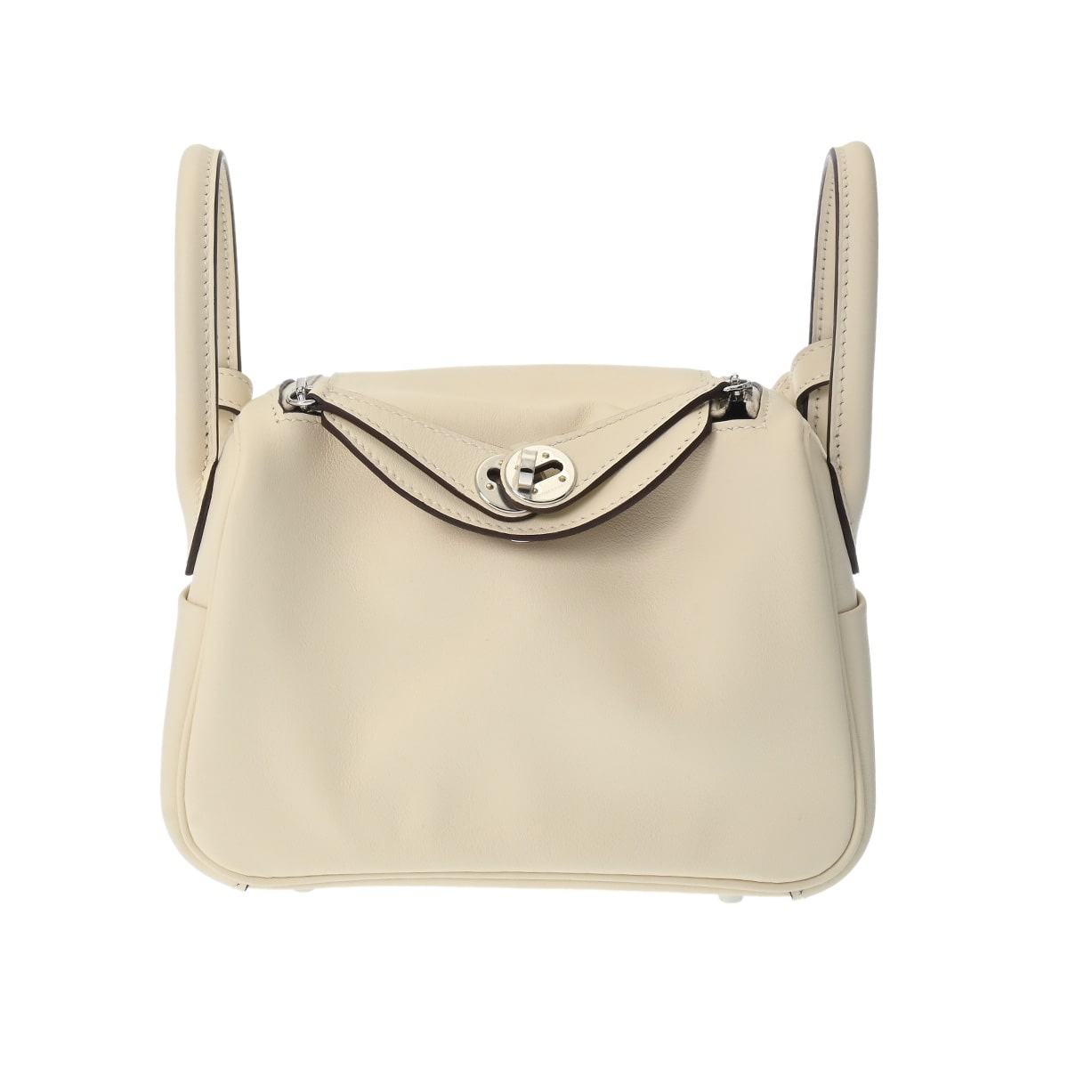 エルメス リンディ ミニ ヴェルソ ナタ/セサミ ヴォースイフト レディース バッグ 【未使用】【bag】