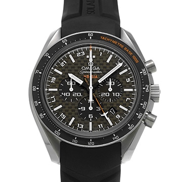 オメガ スピードマスター HB-SIA コーアクシャル GMT 321.92.44.52.01.001 ブラックカーボン メンズ 時計 【中古】【wristwatch】