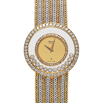 ショパール ハッピーダイヤモンド 21/2684 シャンパン/ダイヤモンド レディース 時計 【中古】【wristwatch】
