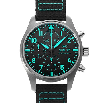 IWC パイロットウォッチ クロノグラフ 41 メルセデス-AMG ペトロナス フォーミュラワンチーム IW388108 ブラック メンズ 時計 【中古】【wristwatch】