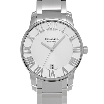 ティファニー アトラス ドーム Z1800.68.10A21A00A ホワイト メンズ 時計 【中古】【wristwatch】