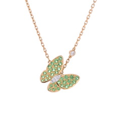 ヴァン クリーフ&アーペル ドゥ パピヨン ネックレス ゴールド K18イエローゴールド YG レディース ジュエリー 【中古】【jewelry】