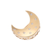 ミキモト 三日月ブローチ ゴールド K18イエローゴールド YG レディース ジュエリー 【中古】【jewelry】