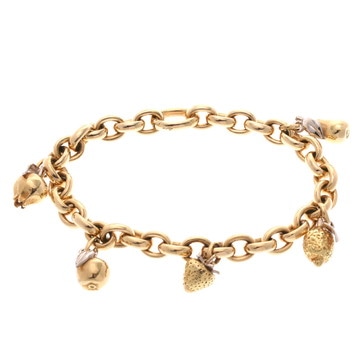 ポメラート フルーツモチーフブレスレット ゴールド K18イエローゴールド YG レディース ジュエリー 【中古】【jewelry】