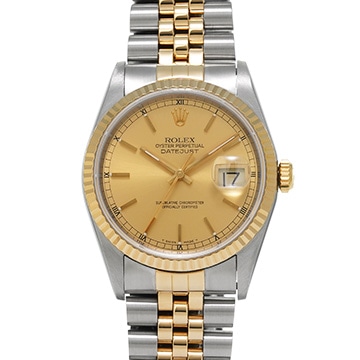 ロレックス デイトジャスト 16233 シャンパン メンズ 時計 【中古】【wristwatch】