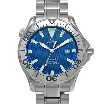 オメガ シーマスター プロフェッショナル 300 2265.80 ブルー メンズ 時計 【中古】【wristwatch】