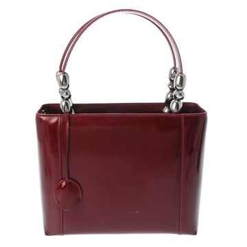 ディオール マリスパール ボルドー MA-0080 パテントカーフ レディース バッグ 【中古】【bag】