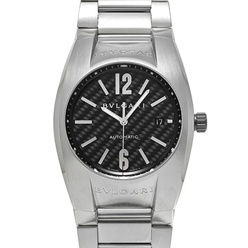 ブルガリ エルゴン EG40S ブラック メンズ 時計 【中古】【wristwatch】