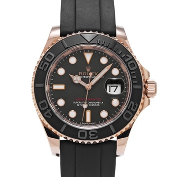 ロレックス ヨットマスター 40 116655 ブラック メンズ 時計 【中古】【wristwatch】