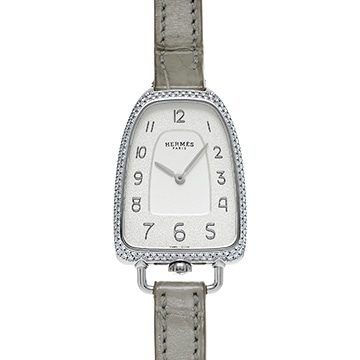 エルメス ギャロップ ドゥ エルメス GA1.230 シルバー レディース 時計 【中古】【wristwatch】