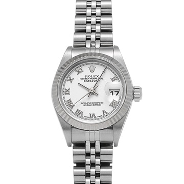 ロレックス デイトジャスト 79174 ホワイト レディース 時計 【中古】【wristwatch】