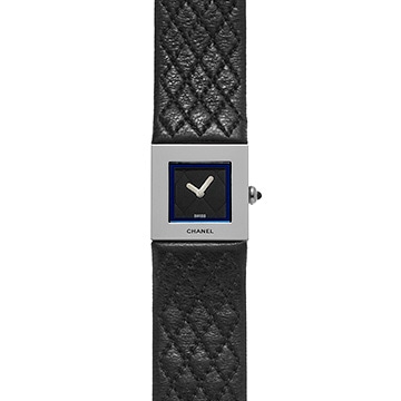 シャネル マトラッセ H0116 ブラック レディース 時計 【中古】【wristwatch】