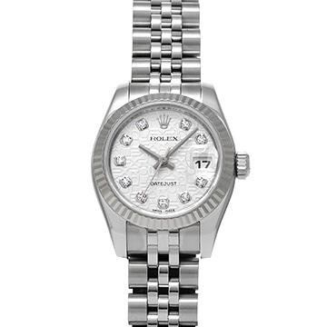 ロレックス デイトジャスト 179174G シルバーコンピュータ/ダイヤモンド レディース 時計 【中古】【wristwatch】
