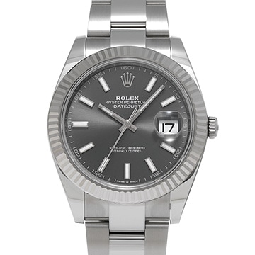 ロレックス デイトジャスト 41 126334 スレート メンズ 時計 【中古】【wristwatch】
