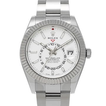 ロレックス スカイドゥエラー 326934 ホワイト メンズ 時計 【中古】【wristwatch】