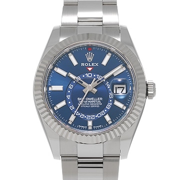 ロレックス スカイドゥエラー 336934 ブライトブルー メンズ 時計 【中古】【wristwatch】