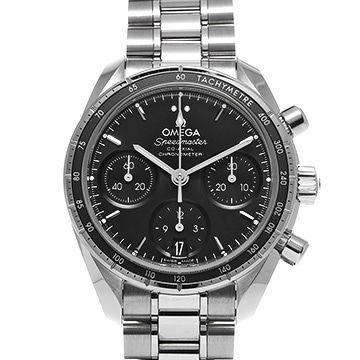 オメガ スピードマスター 38 コーアクシャル 324.30.38.50.01.001 ブラック メンズ 時計 【中古】【wristwatch】