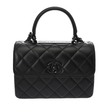 シャネル マトラッセ フラップバッグ トレンディCC 2WAY ブラック AS4654 ラムスキン レディース バッグ 【未使用】【bag】