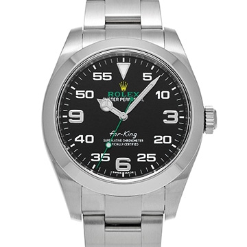 ロレックス エアキング 116900 ブラック メンズ 時計 【中古】【wristwatch】