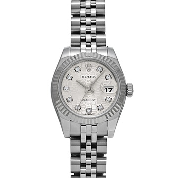 ロレックス デイトジャスト 179174G シルバーコンピュータ/ダイヤモンド レディース 時計 【中古】【wristwatch】