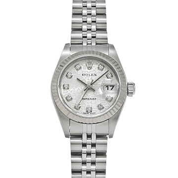 ロレックス デイトジャスト 79174G シルバーコンピュータ/ダイヤモンド レディース 時計 【中古】【wristwatch】