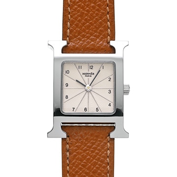 エルメス Hウォッチ HH1.210.260 アイボリー レディース 時計 【中古】【wristwatch】