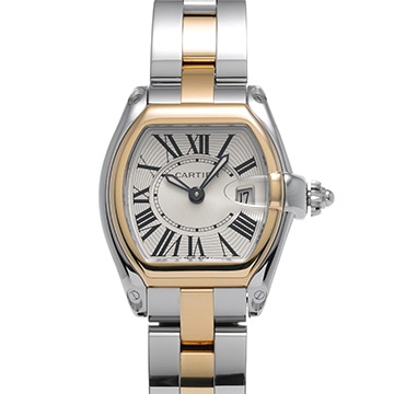 カルティエ ロードスター SM W62026Y4 シルバー レディース 時計 【中古】【wristwatch】
