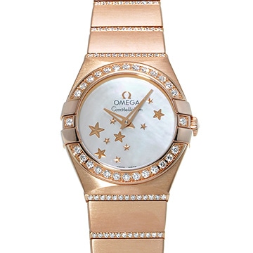 オメガ コンステレーション 123.55.24.60.05.004 ホワイトシェル レディース 時計 【中古】【wristwatch】